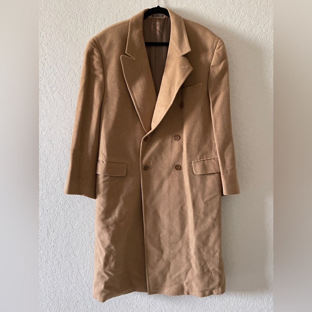 Ermenegildo Zegna Overcoat 100% camel